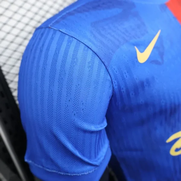 Camiseta FC Barcelona azul-rojo 2025-2026 manga