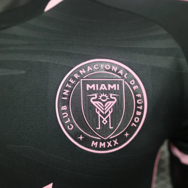Camiseta Inter Miami Messi 2024-2025 Negro escudo