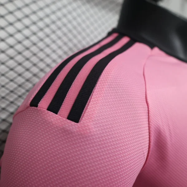 Camiseta Inter Miami Messi 2024-2025 Rosa manga