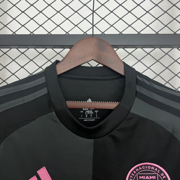 Camiseta Inter Miami Messi 2025-2026 Negro cuello