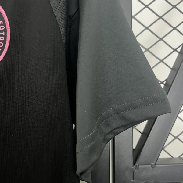 Camiseta Inter Miami Messi 2025-2026 Negro manga