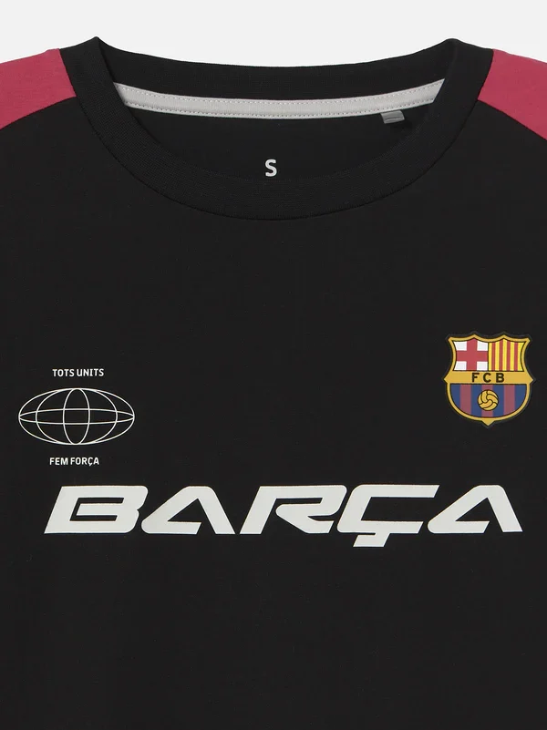 Camiseta Negra Festival FC Barcelona 2025-2026 cuello