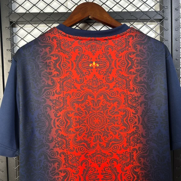 Camiseta Paris Saint Germain 2025-2026 azul-rojo dorsal