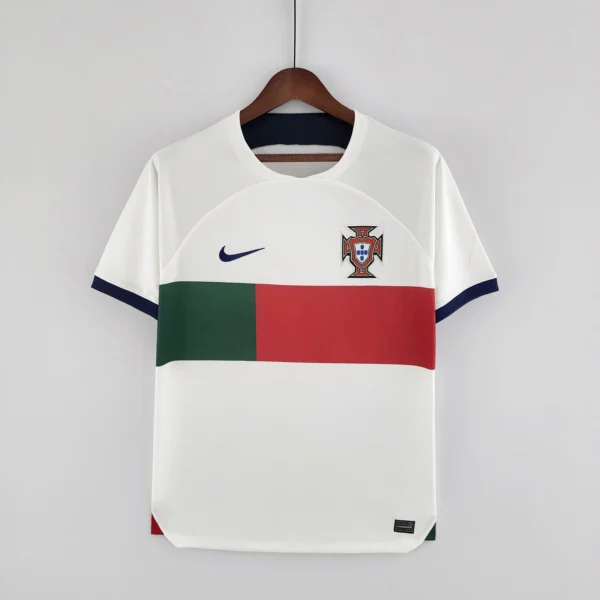 Camiseta Portugal Copa del mundo 2022 blanca