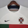 Camiseta Portugal Copa del mundo 2022 blanca cuello