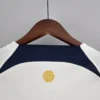 Camiseta Portugal Copa del mundo 2022 blanca cuello anterior