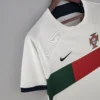 Camiseta Portugal Copa del mundo 2022 blanca hombro