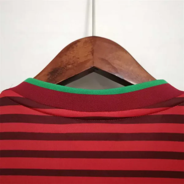 Camiseta Portugal Mundial 2014 Ronaldo cuello anterior