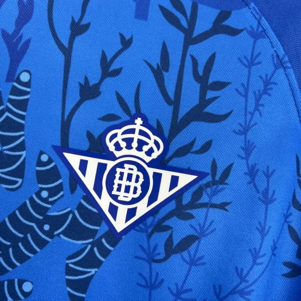 Camiseta Real Betis Azul 2025-2026 escudo