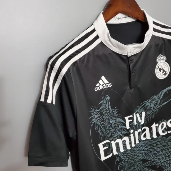 Camiseta Real Madrid 2014-1015 Negra hombro