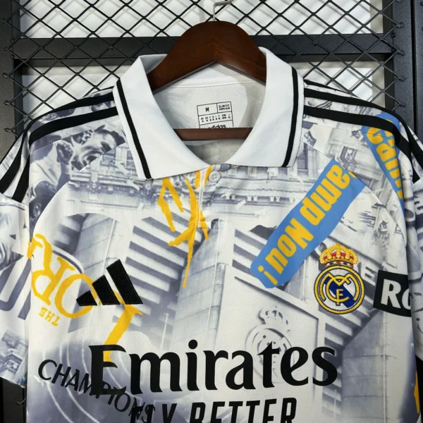 Camiseta Real Madrid 2025-2026 Historia cuello