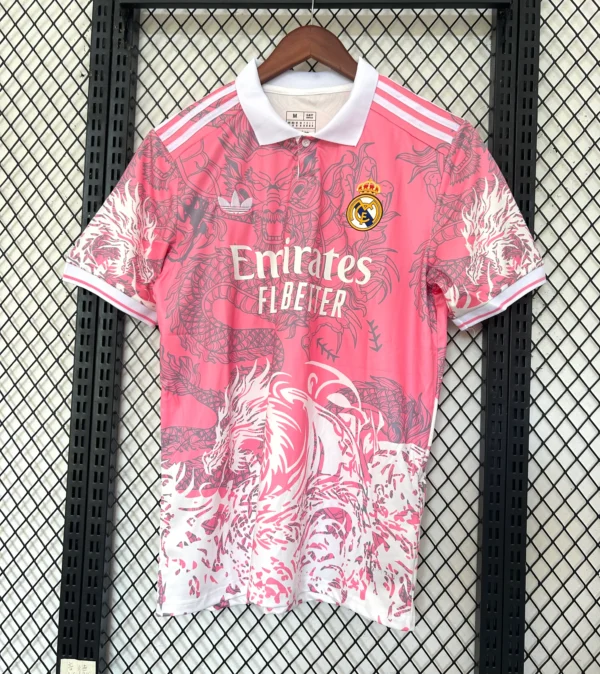 Camiseta Real Madrid Rosa 2025-2026 Dragon