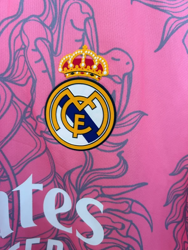 Camiseta Real Madrid Rosa 2025-2026 Dragon escudo