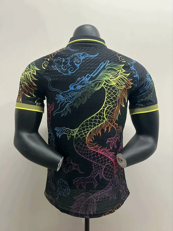 Camiseta Real Madrid negra 2025-2026 Dragón dorsal