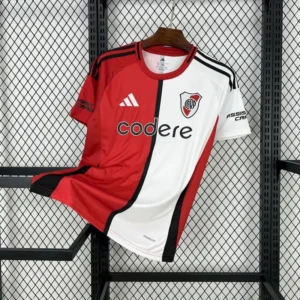 Camiseta River Plate Rojo-Blanco 2025-2026