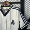 Camiseta blanca retro Real Madrid US Pack 2025 manga