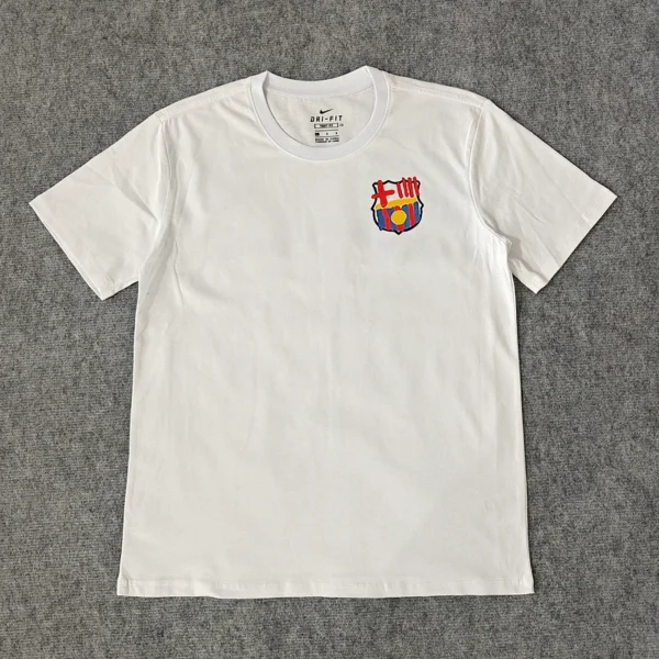 Camiseta casual FC Barcelona blanca 2025-2026