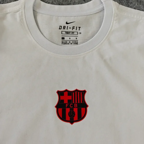Camiseta casual Yamal blanca FC Barcelona 2025-2026 cuello