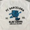 Camiseta casual blanca FC Barcelona 2025-2026 escudo