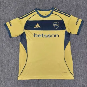 Camiseta dorada Boca Juniors 2025-2026