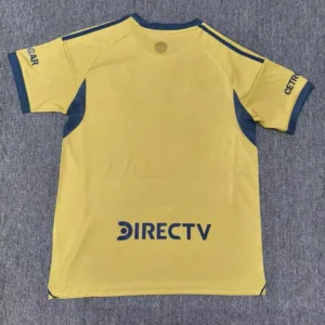 Camiseta dorada Boca Juniors 2025-2026 dorsal