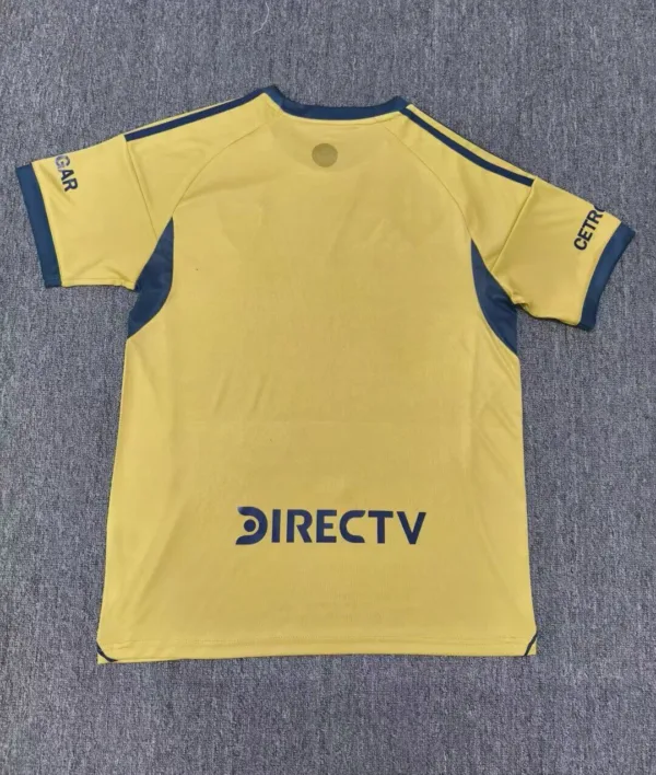 Camiseta dorada Boca Juniors 2025-2026 dorsal