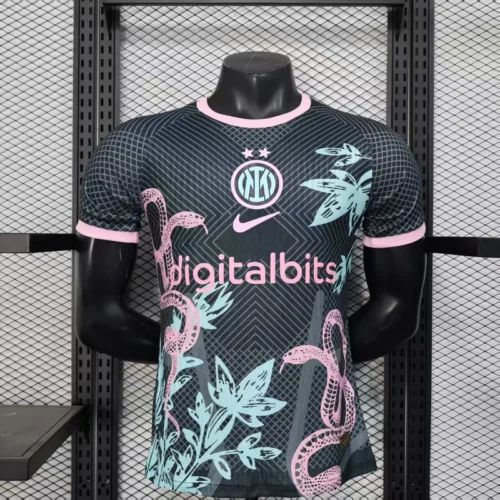 Camiseta negra Inter Milan serpiente 2025-2026