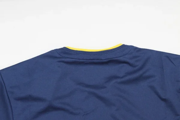 Camiseta retro Atletico Madrid 2002-2003 Azul cuello anterior