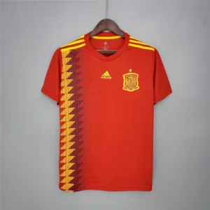Camiseta retro España Roja 2018 Iniesta