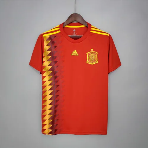 Camiseta retro España Roja 2018 Iniesta