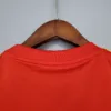 Camiseta retro España Roja 2018 Iniesta cuello anterior