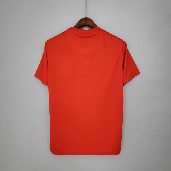 Camiseta retro España Roja 2018 Iniesta dorsal