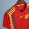 Camiseta retro España Roja 2018 Iniesta hombro