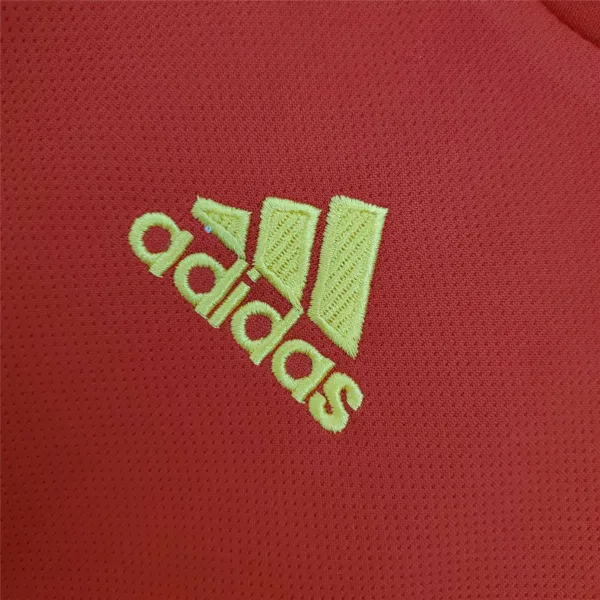 Camiseta retro España Roja 2018 Iniesta logo
