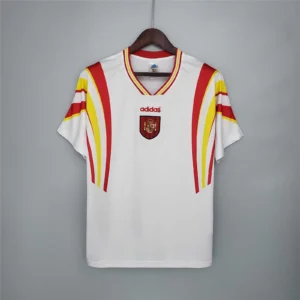 Camiseta retro España blanca 1996