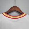 Camiseta retro España blanca 1996 cuello anterior