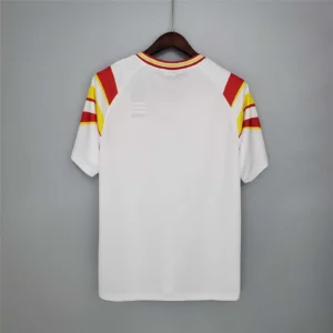 Camiseta retro España blanca 1996 dorsal