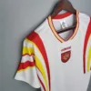 Camiseta retro España blanca 1996 hombro