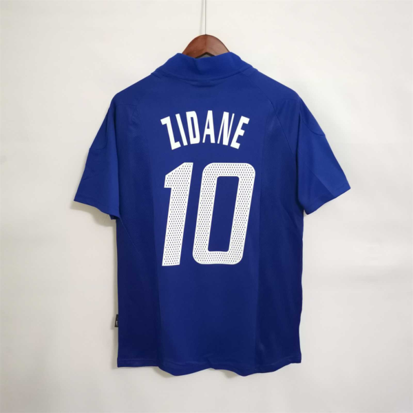 Camiseta retro Francia Zidane 2002 dorsal 1
