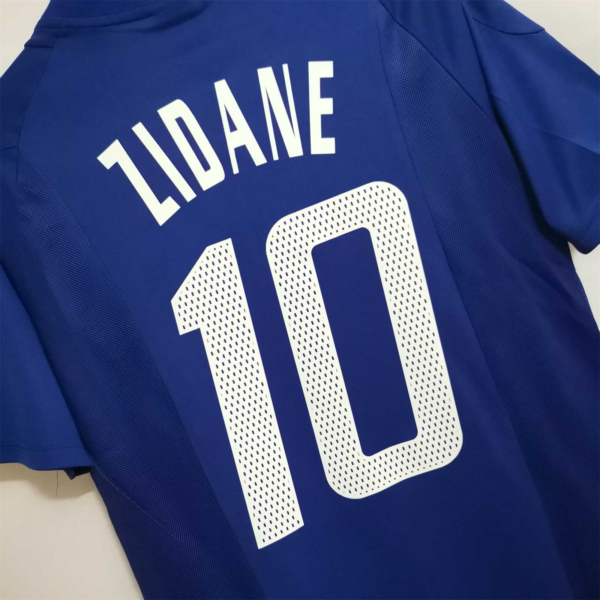 Camiseta retro Francia Zidane 2002 dorsal