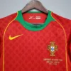 Camiseta retro Portugal Ronaldo Euro 2004 cuello