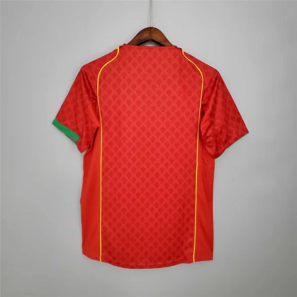 Camiseta retro Portugal Ronaldo Euro 2004 dorsal