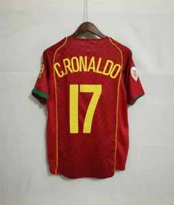 Camiseta retro Portugal Ronaldo Euro 2004 dorsal ronaldo
