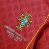 Camiseta retro Portugal Ronaldo Euro 2004 escudo