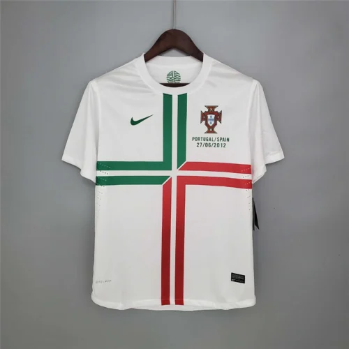 Camiseta retro Portugal blanca 2012