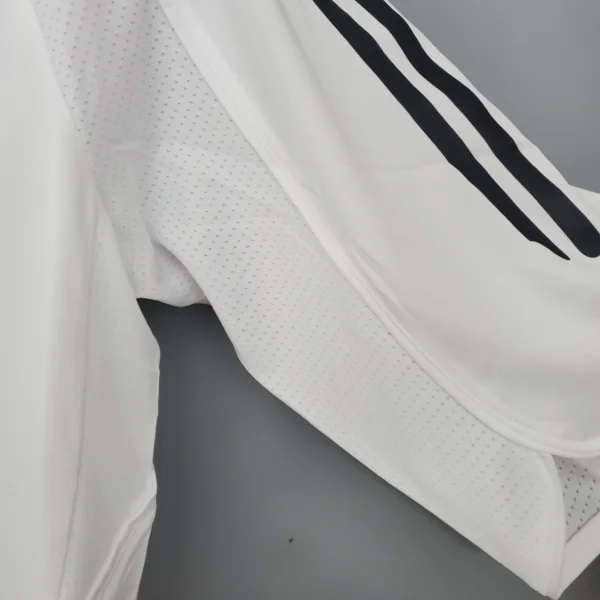 Camiseta retro Real Madrid Raúl 2005-2006 blanco manga