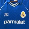 Camiseta retro Real Madrid azul 1986-1988 pecho
