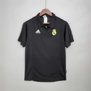 Camiseta retro Real Madrid negro 2002-2003