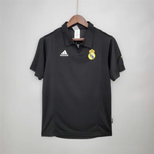 Camiseta retro Real Madrid negro 2002-2003