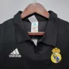 Camiseta retro Real Madrid negro 2002-2003 cuello